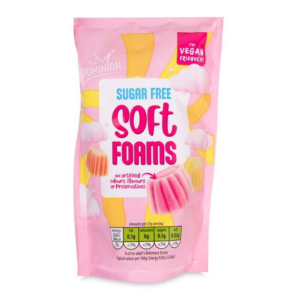 Sugar Free Soft Foams 75g Dominion